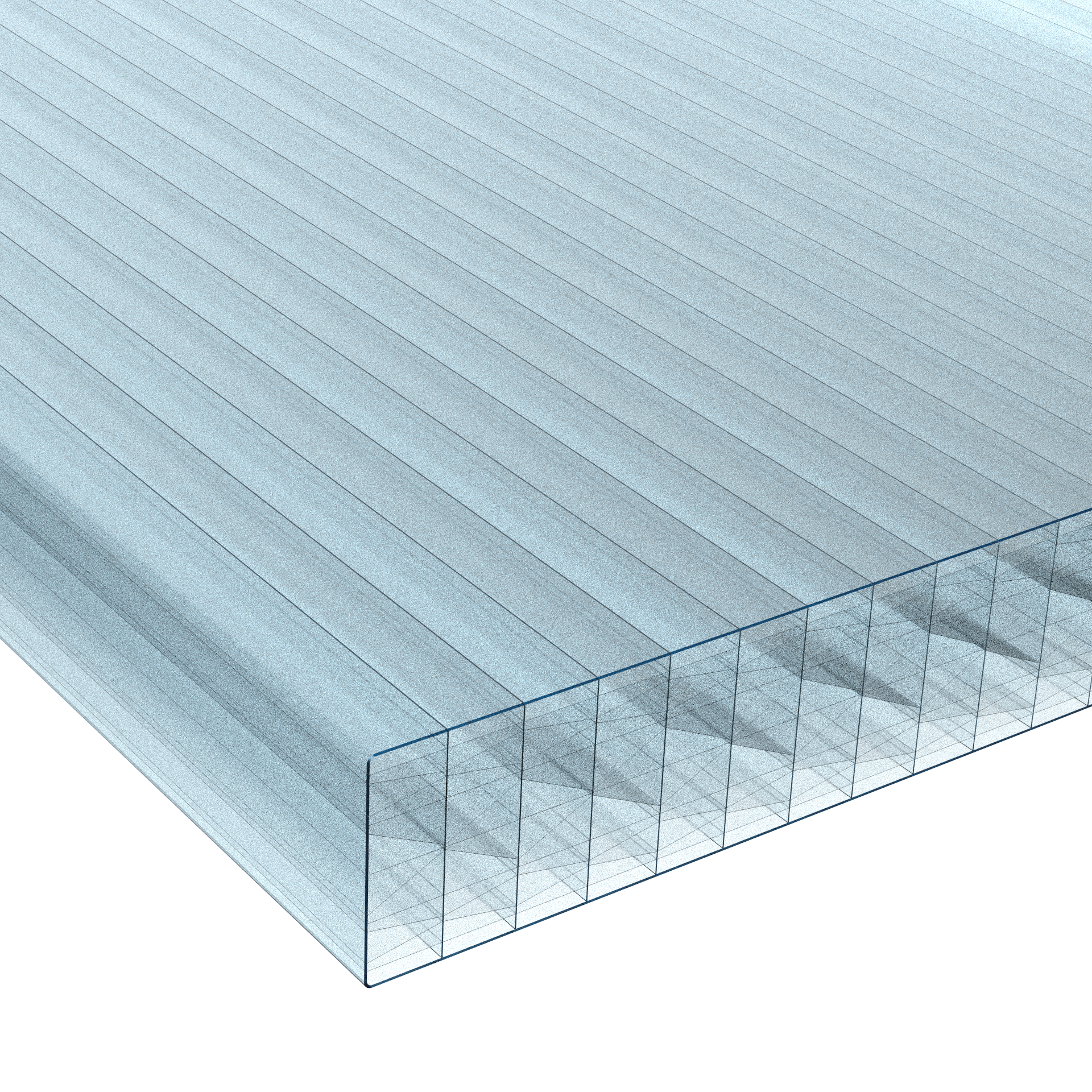 Policarb® 55 mm, 13 pareti, cristallo